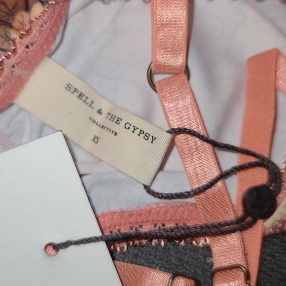 New spell designs amethyst bralette blush XS bra - Picture 14 of 16